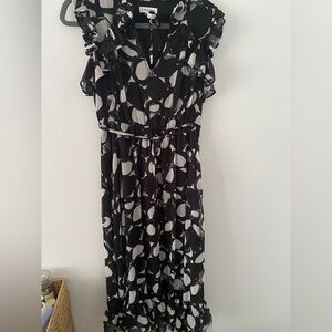 Calvin Klein Black and White Maxi Dress